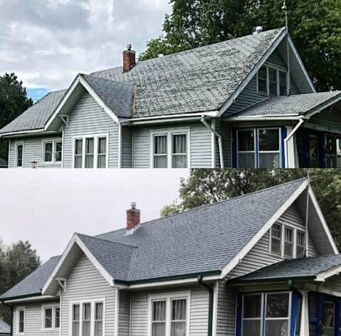 Before and After Roof Installation Chattanooga, TN